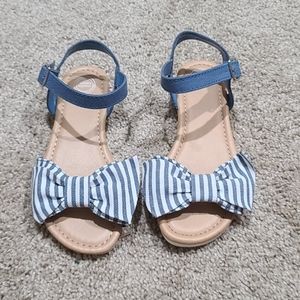 Little girls "denim" sandals